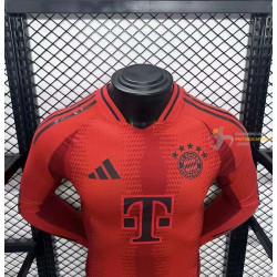 Camiseta Fútbol Bayern Munich Primera Equipación Versión Jugador Manga Larga 2024-2025