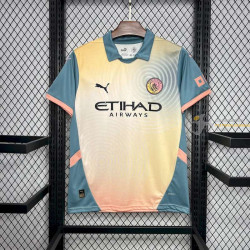 Camiseta Fútbol Manchester City Cuarta Equipación 2024-2025