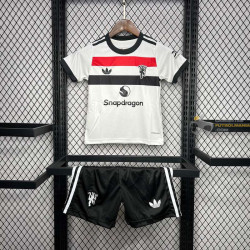 Camiseta y Pantalón Fútbol Niños Manchester United Tercera Equipación 2024-2025