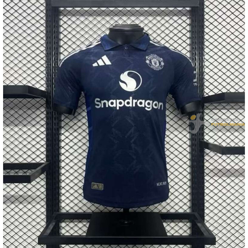 Camiseta Fútbol Manchester United Segunda Equipación Versión Jugador 2024-2025