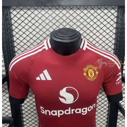 Camiseta Fútbol Manchester United Primera Equipación Versión Jugador 2024-2025