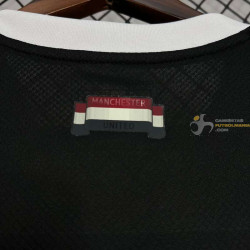 Camiseta Fútbol Manchester United Portero Negra 2024-2025