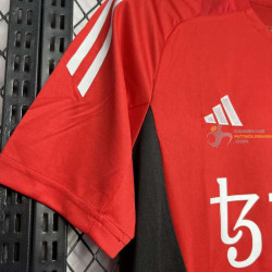 Camiseta Fútbol Manchester United Pre Match Entrenamiento Roja 2024-2025