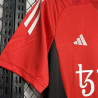 Camiseta Fútbol Manchester United Pre Match Entrenamiento Roja 2024-2025