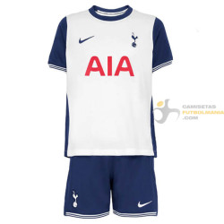 Camiseta y Pantalón Fútbol Tottenham Niños Primera Equipación 2024-2025