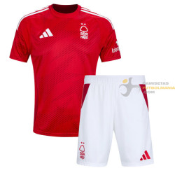 Camiseta y Pantalón Niños Nottingham Forest Primera Equipación 2024-2025