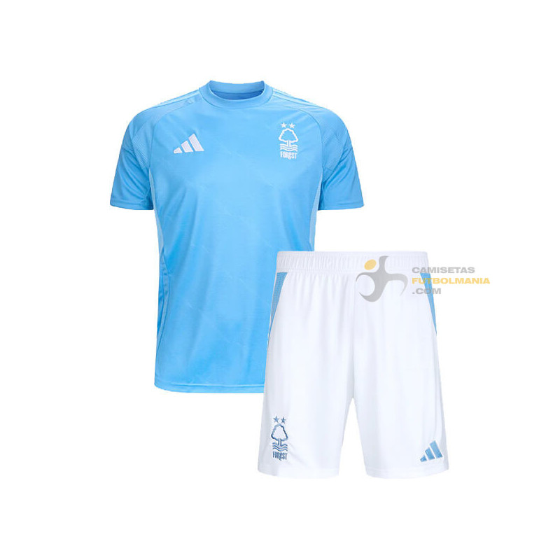 Camiseta y Pantalón Niños Nottingham Forest Tercera Equipación 2024-2025