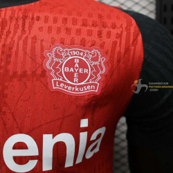 Camiseta Fútbol Bayer 04 Leverkusen Primera Equipación Versión Jugador 2024-2025