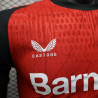 Camiseta Fútbol Bayer 04 Leverkusen Primera Equipación Versión Jugador 2024-2025