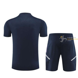 Camiseta y Pantalón Entrenamiento Real Madrid Azul Oscuro 2024-2025