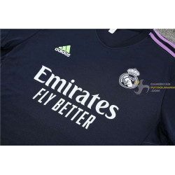 Camiseta y Pantalón Entrenamiento Real Madrid Azul Oscuro 2024-2025