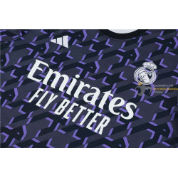 Camiseta y Pantalón Entrenamiento Real Madrid Azul 2024-2025