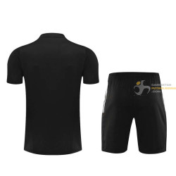 Camiseta y Pantalón Entrenamiento Real Madrid Negro 2024-2025