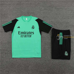 Camiseta y Pantalón Entrenamiento Real Madrid Turquesa 2024-2025