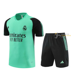 Camiseta y Pantalón Entrenamiento Real Madrid Turquesa 2024-2025