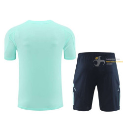 Camiseta y Pantalón Entrenamiento Real Madrid Azul Claro 2024-2025