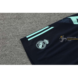 Camiseta y Pantalón Entrenamiento Real Madrid Azul Claro 2024-2025