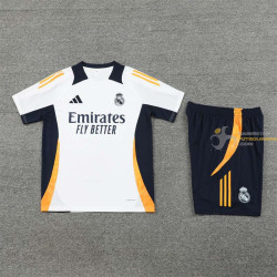 Camiseta y Pantalón Entrenamiento Real Madrid Blanca 2024-2025