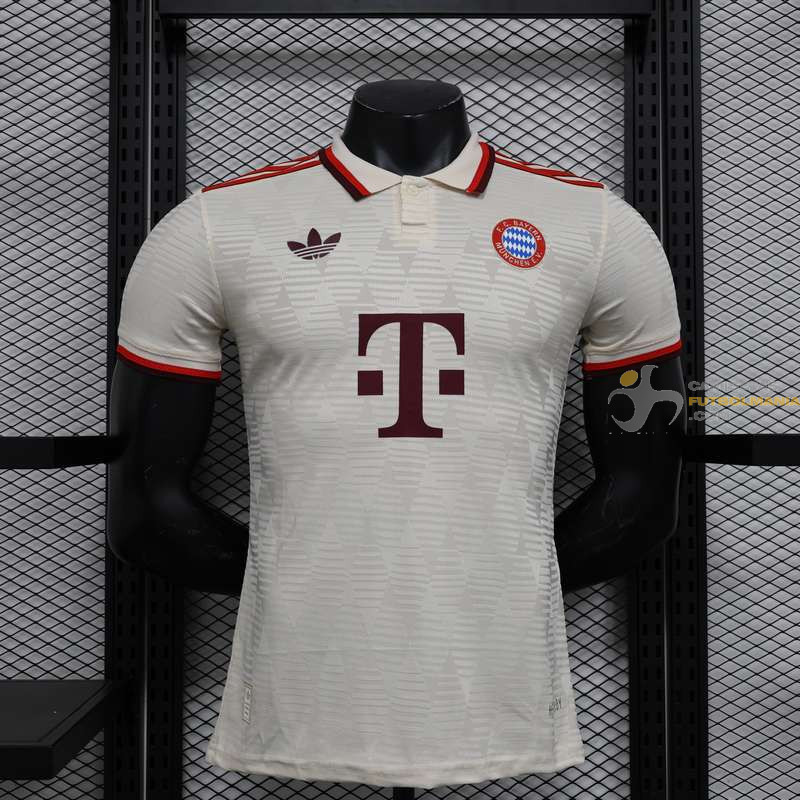 Camiseta Fútbol Bayern Munich Tercera Equipación Versión Jugador 2024-2025