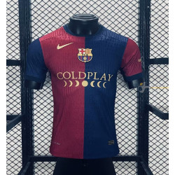 Camiseta Fútbol Barcelona Primera Equipación Edición Coldplay Versión Jugador 2024-2025