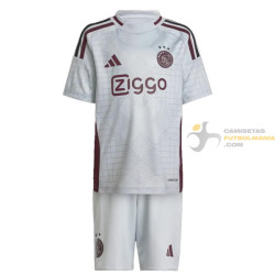 Camiseta y Pantalón Fútbol Ajax Tercera Equipación 2024-2025