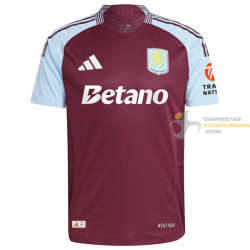 Camiseta Fútbol Aston Villa Primera Equipación 2024-2025