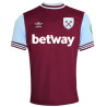 Camiseta Fútbol West Ham Primera Equipación 2024-2025