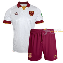 Camiseta y Pantalón Niños West Ham Tercera Equipación 2024-2025