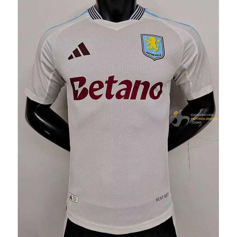 Camiseta Fútbol Aston Villa Segunda Equipación Versión Jugador 2024-2025