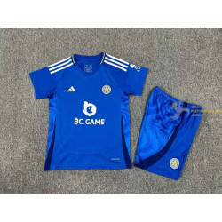 Camiseta y Pantalón Niños Leicester City Primera Equipación 2024-2025