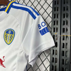 Camiseta y Pantalón Niños Leeds United Primera Equipación 2024-2025