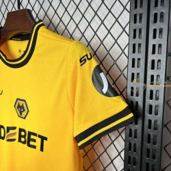 Camiseta y Pantalón Niños Wolverhampton Primera Equipación 2024-2025