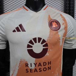 Camiseta Fútbol Roma Segunda Equipación Versión Jugador 2024-2025