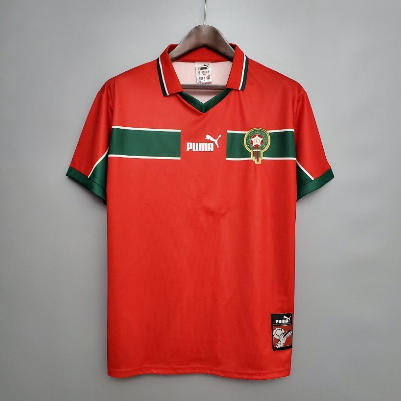 Camiseta Marruecos Retro Clásica Tercera Equipación 1998