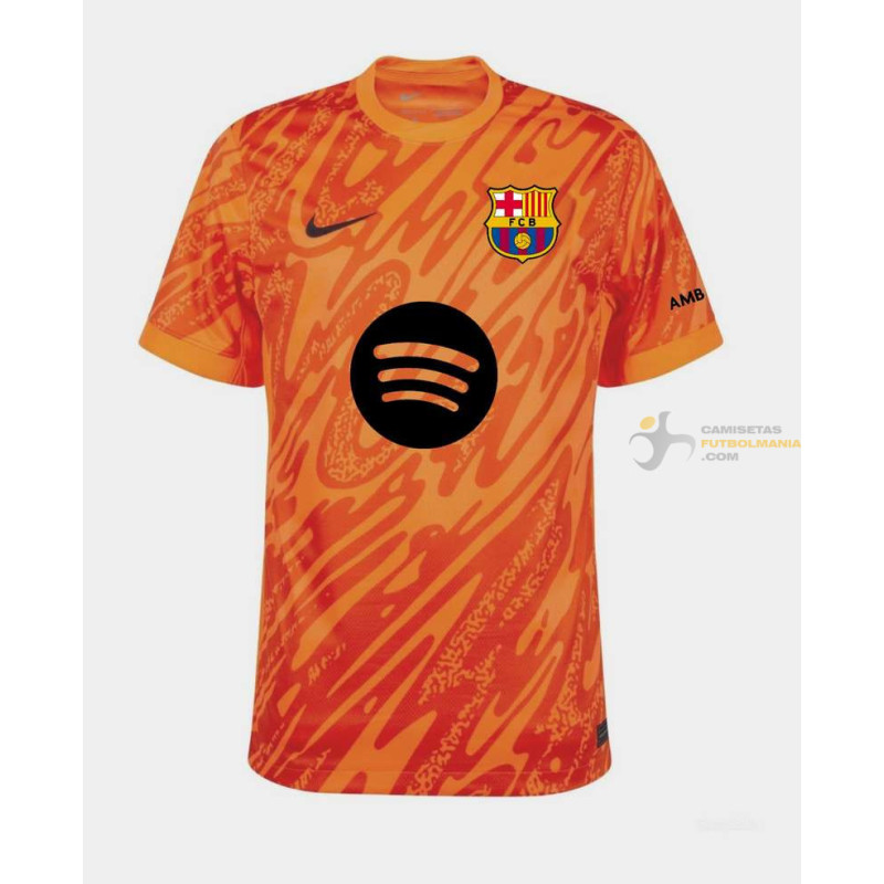 Camiseta Futbol FC Barcelona Portero Naranja 2024-2025