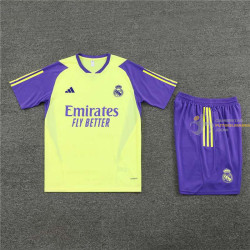 Camiseta y Pantalón Fútbol Niños Real Madrid Entrenamiento Bicolor 2023-2024