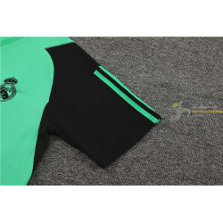 Camiseta y Pantalón Fútbol Niños Real Madrid Entrenamiento Turquesa 2023-2024