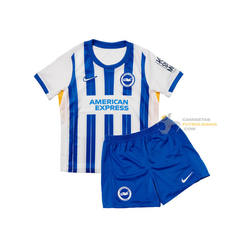 Camiseta y Pantalón Niños Brighton & Hove Albion Primera Equipación 2024-2025