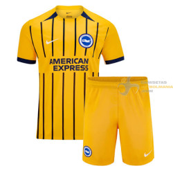 Camiseta y Pantalón Niños Brighton & Hove Albion Segunda Equipación 2024-2025