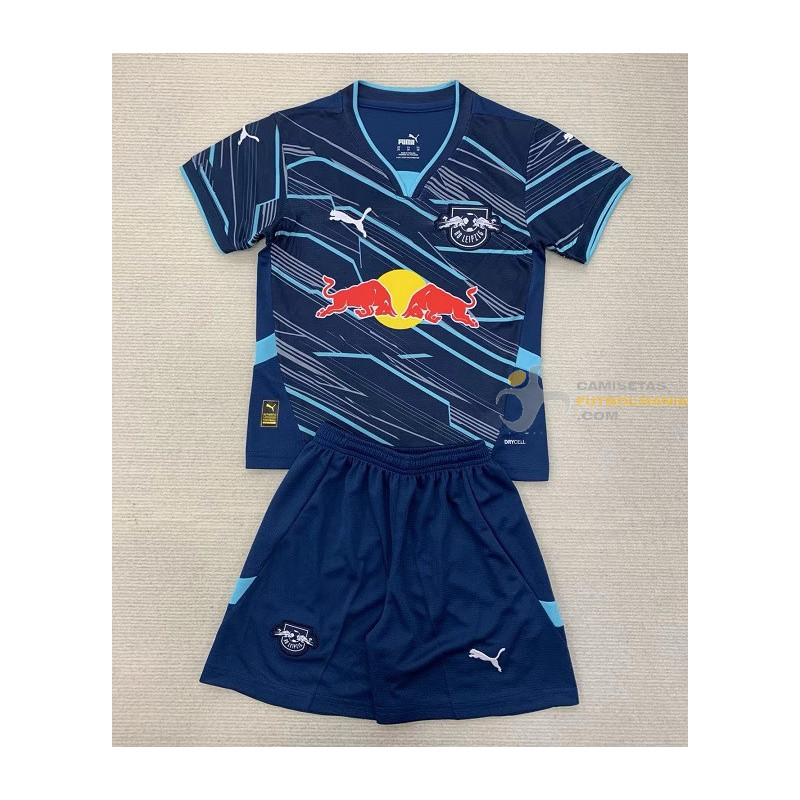 Camiseta y Pantalón Fútbol Niños Leipzig Tercera Equipación 2024-2025