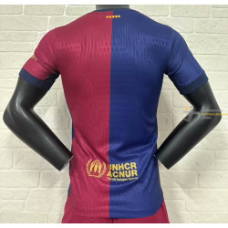 Camiseta Fútbol Barcelona Primera Equipación Edición Coldplay Versión Jugador 2024-2025