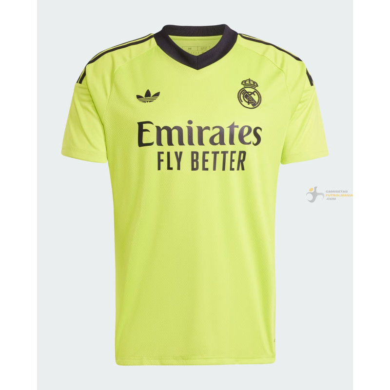 Camiseta Fútbol Real Madrid Portero Amarilla 2024-2025