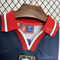 Camiseta Futbol Atlético de Madrid Segunda Equipación Retro Clásica 1998-1999