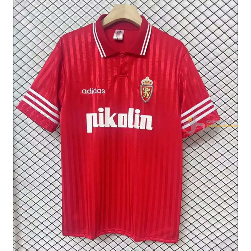 Camiseta Fútbol Zaragoza Segunda Equipación Retro Clásica 1995-1996