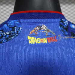 Camiseta Japón Versión Jugador Especial Edición Dragon Ball Anime Blue