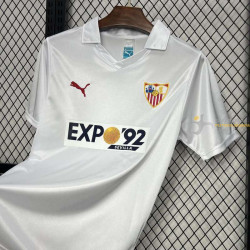 Camiseta Fútbol Sevilla Primera Equipación Retro Clásica 1987-1990