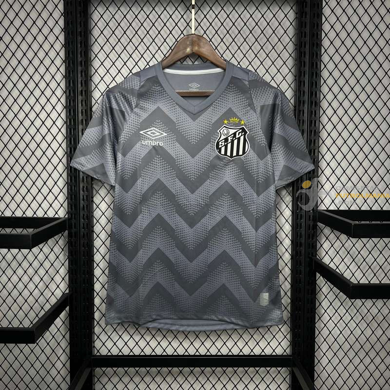 Camiseta Fútbol Santos Entrenamiento Pre-Match Gris 2024-2025