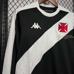 Camiseta Fútbol Vasco de Gama Primera Equipación Manga Larga 2024-2025