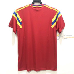 Camiseta Fútbol Colombia Primera Equipación Retro Clásica 1990