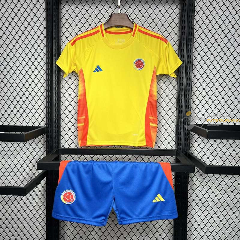 Camiseta y Pantalón Niños Colombia Primera Equipación Eurocopa 2024